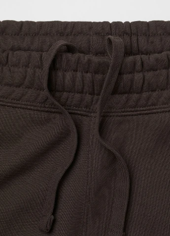Темно-коричневые кэжуал демисезонные брюки H&M