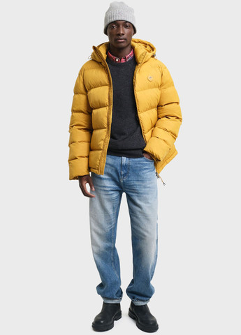 Желтая зимняя куртка Gant