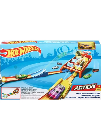 Трек Hot Wheels Action Launch Across Challenge Вхідний виклик (GBF89) Mattel (255665530)