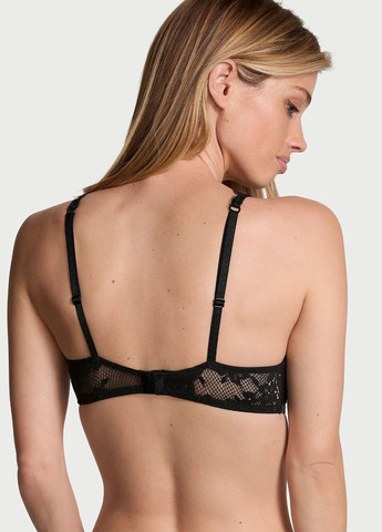 Чорний демісезонний комплект (бюстгальтер, трусики) Victoria's Secret