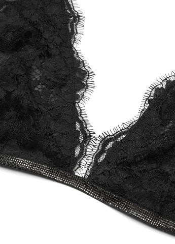 Чорний демісезонний комплект (бюстгальтер, трусики) Victoria's Secret