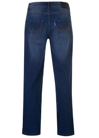 Темно-синие демисезонные прямые джинсы Pierre Cardin