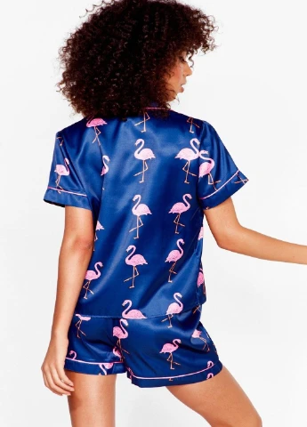 Синя всесезон піжама Nasty Gal