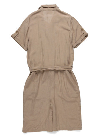 Комбінезон Kaffe комбінезон-шорти однотонний темно-бежевий кежуал бавовна