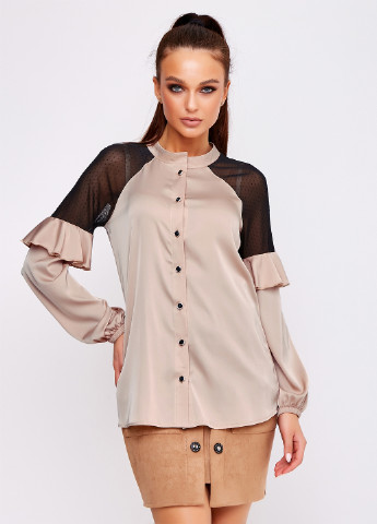 Комбинированная демисезонная блуза ST-Seventeen