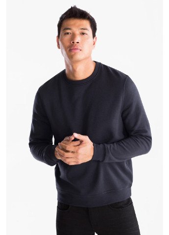 Темно-синий свитшот C&A однотонный (251323108)