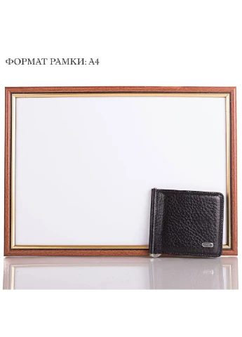 Чоловік шкіряний затиск для купюр 10х8,5х0,5 см Desisan (195771760)