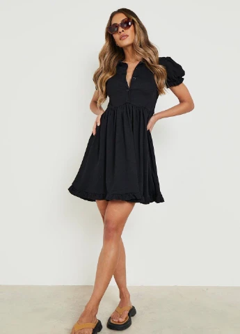 Черное платье Boohoo