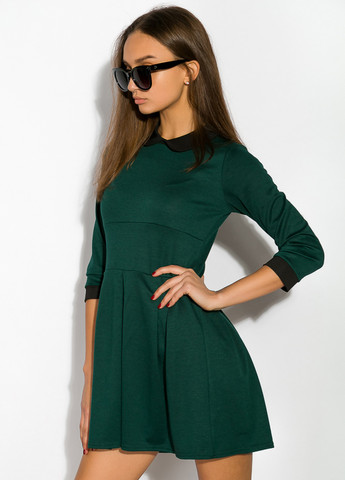 Темно-зелена кежуал сукня Time of Style однотонна