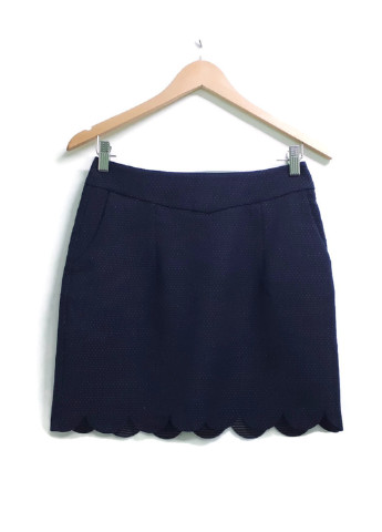 Темно-синяя кэжуал однотонная юбка Kookai