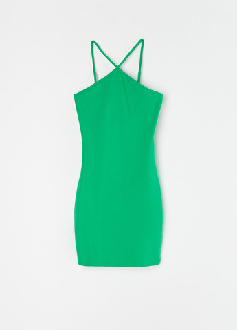 Зелена кежуал сукня сукня-майка Sinsay однотонна