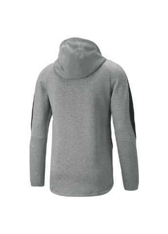 Серая демисезонная худи evostripe full-zip hoodie men Puma