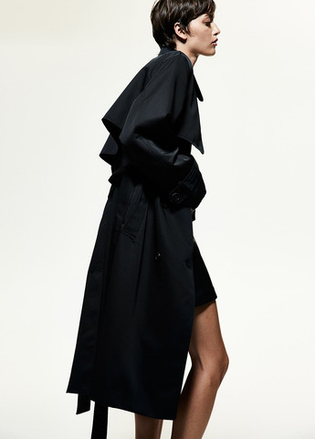 Плащ H&M тренчкот на гудзиках демісезон (365716742)