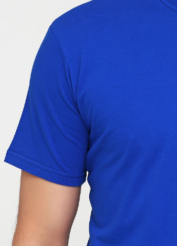 Синя футболка чоловіча 19м319-17 синя(електро) з коротким рукавом Malta