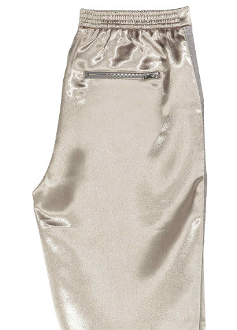 Золотистые кэжуал летние брюки H&M