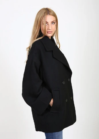 Черное демисезонное Пальто Monki
