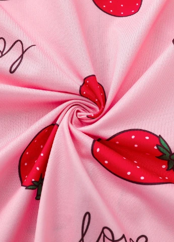 Рожева всесезон піжама (сорочка, шорти) сорочка + шорти SHEIN