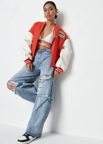 Бомбер Missguided на кнопках (260955338)