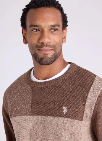Коричневий демісезонний джемпер джемпер U.S. Polo Assn.