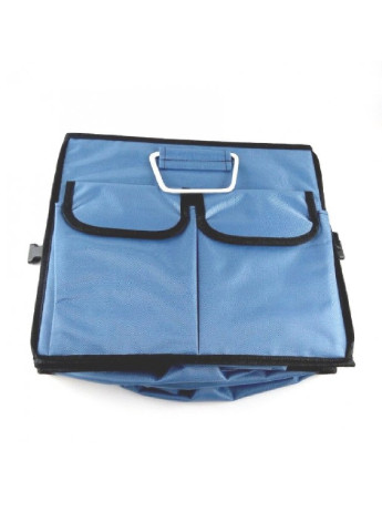 Органайзер складний в багажник в автомобіль для продуктів із кришкою, що знімається 60х35х30 см (473277-Prob) Блакитний Unbranded (254272631)