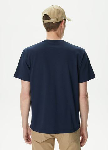 Темно-синяя футболка Lacoste