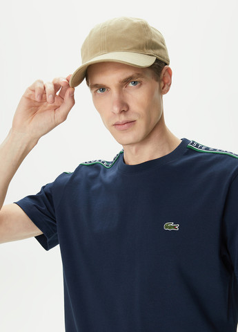 Темно-синяя футболка Lacoste