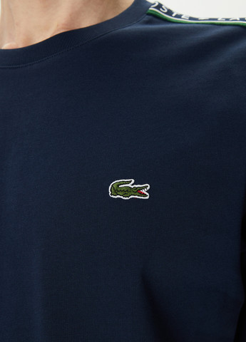 Темно-синяя футболка Lacoste