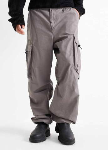 Серые кэжуал демисезонные карго брюки C&A