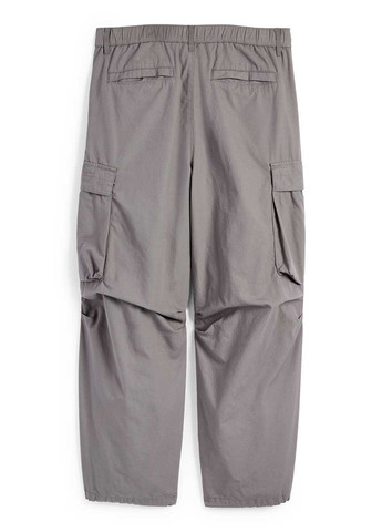 Серые кэжуал демисезонные карго брюки C&A