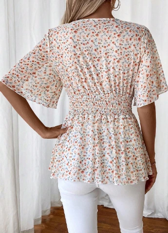 Кремова блуза SHEIN