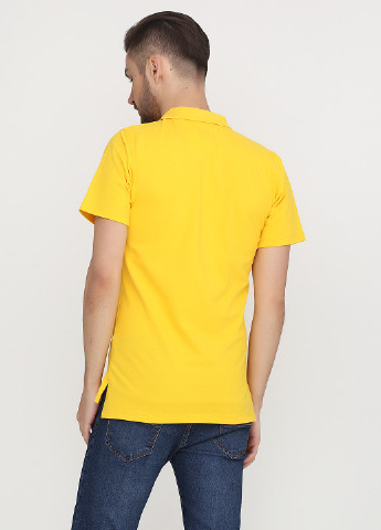 Желтая футболка-поло для мужчин Sylvester однотонная