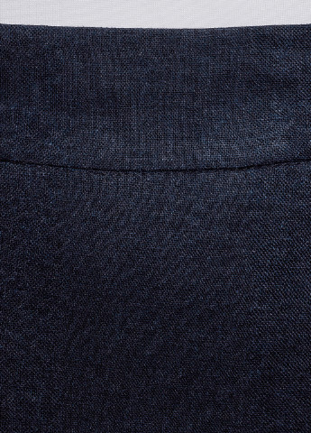 Темно-синяя офисная однотонная юбка Oodji карандаш