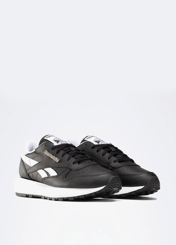 Кросівки Reebok CLASSIC LEATHER чорно-білі демісезони (329059482)