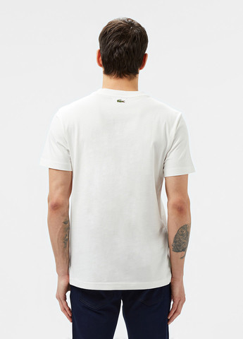 Белая футболка Lacoste