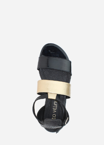 Босоніжки RVHZ599 Чорний-золотий Vito Villini (317420371)