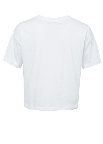 Біла літня футболка DeFacto