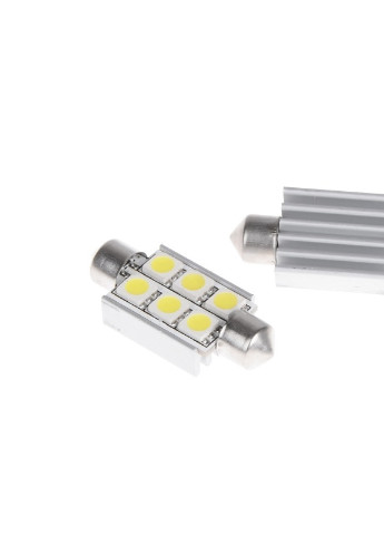 Лампа автомобильная LED Festoon 39mm 6 pcs CW SMD5050 Brille (253881719)