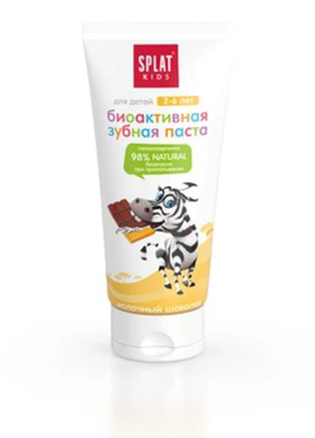Натуральная зубная паста Milk Chocolate (2-6 лет), 50 мл Splat (251199445)
