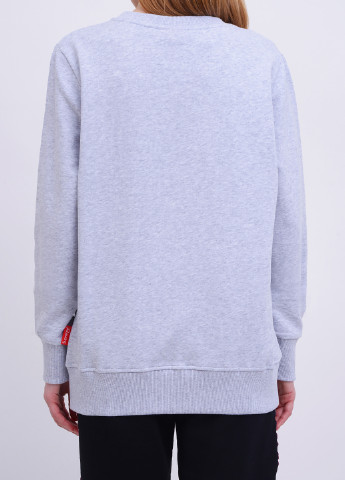 Світло-сірий світшот Supreme Spain логотип без декору (189850244)