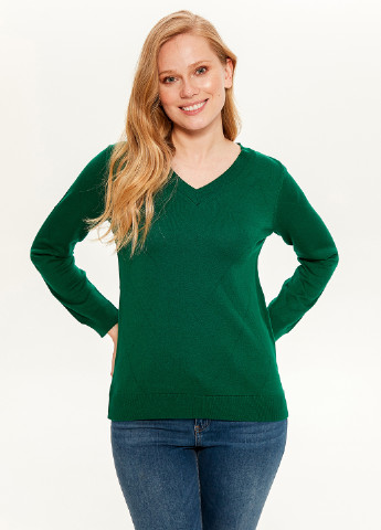 Зеленый демисезонный пуловер пуловер LC Waikiki