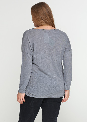Серый демисезонный пуловер пуловер Italy Moda