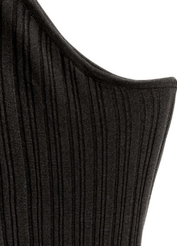 Чорна сукня H&M однотонна