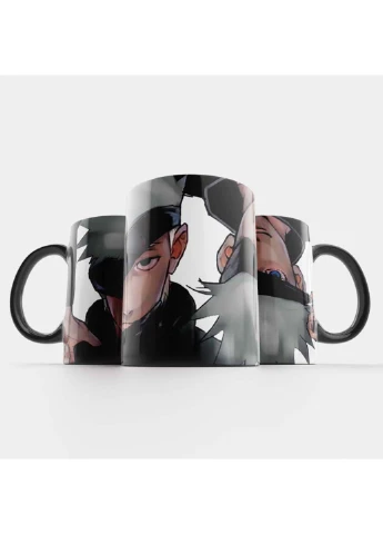 Чашка Gifty Какаши Хатаке и Годжо Сатору Наруто Магическая битва - Naruto Jujutsu Kaisen 330 мл (254914756)