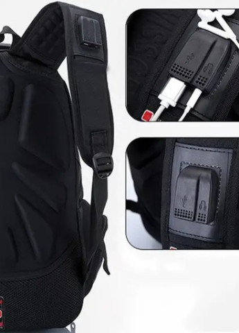 Рюкзак з вологозахистом с USB и AUX + Дощовик SWISSGEAR (251700119)