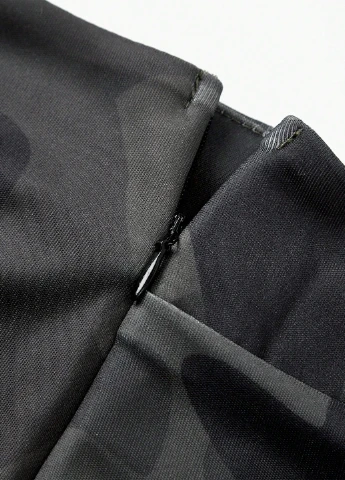 Разноцветная кэжуал камуфляжная юбка SHEIN