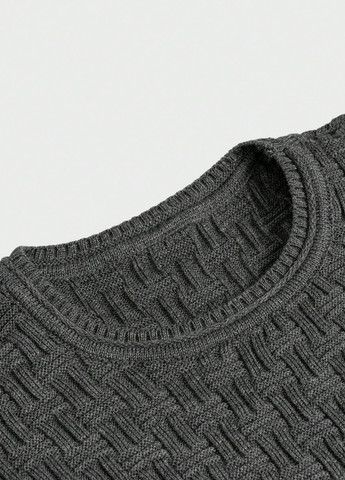 Темно-серый демисезонный джемпер джемпер SHEIN