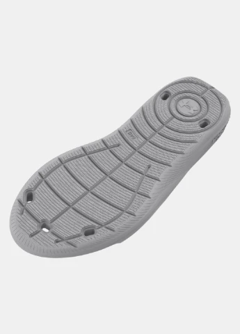 Серые тапочки 3027013-100 Under Armour с логотипом