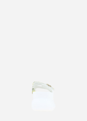 Белые шлепанцы re1292-90012 белый-зел. El passo