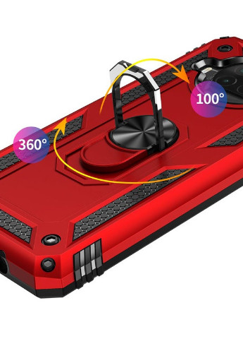 Ударопрочный чехол Serge Ring for Magnet для Xiaomi Mi 10T Lite / Redmi Note 9 Pro 5G Красный (is_00000042785_2) Epik (237829270)