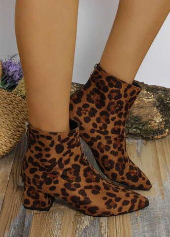 Осенние ботильоны SHEIN без декора тканевые